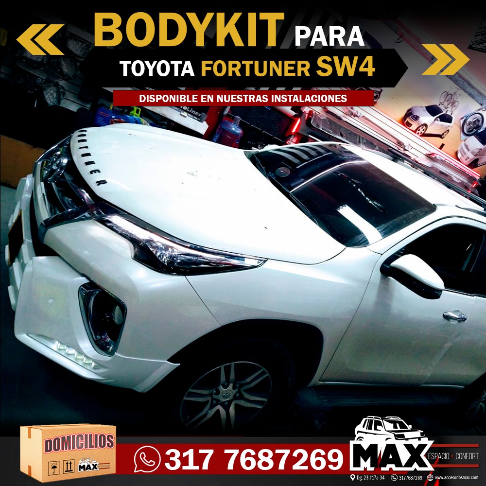 Bodykit Para Toyota Fortuner Sw Para Tu Carro