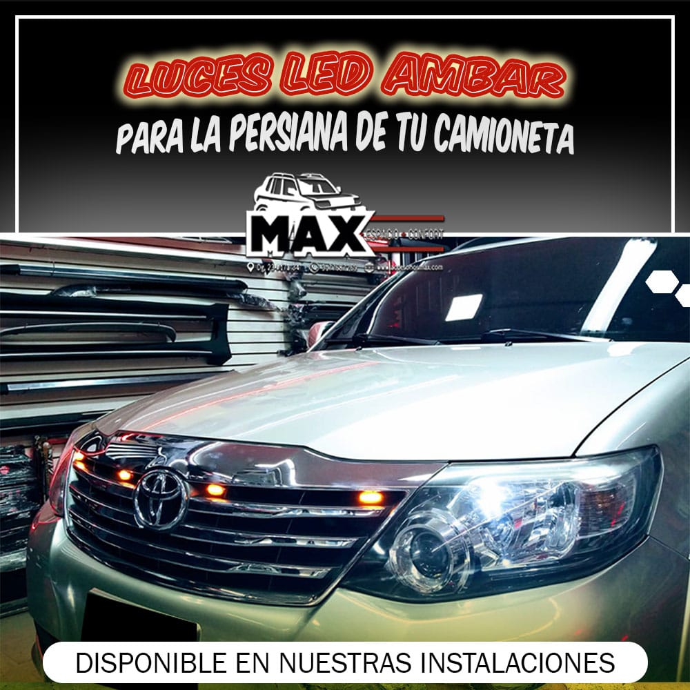 Luces Led Mbar De Persiana Para Tu Auto Y Camioneta Para Tu Carro