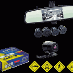 Kit camara de reversa retrovisor y sensores