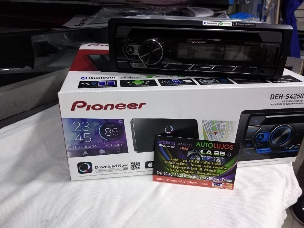 Tienda Vargas, Radio para carro Pioneer DEHS4250BT, Automotriz