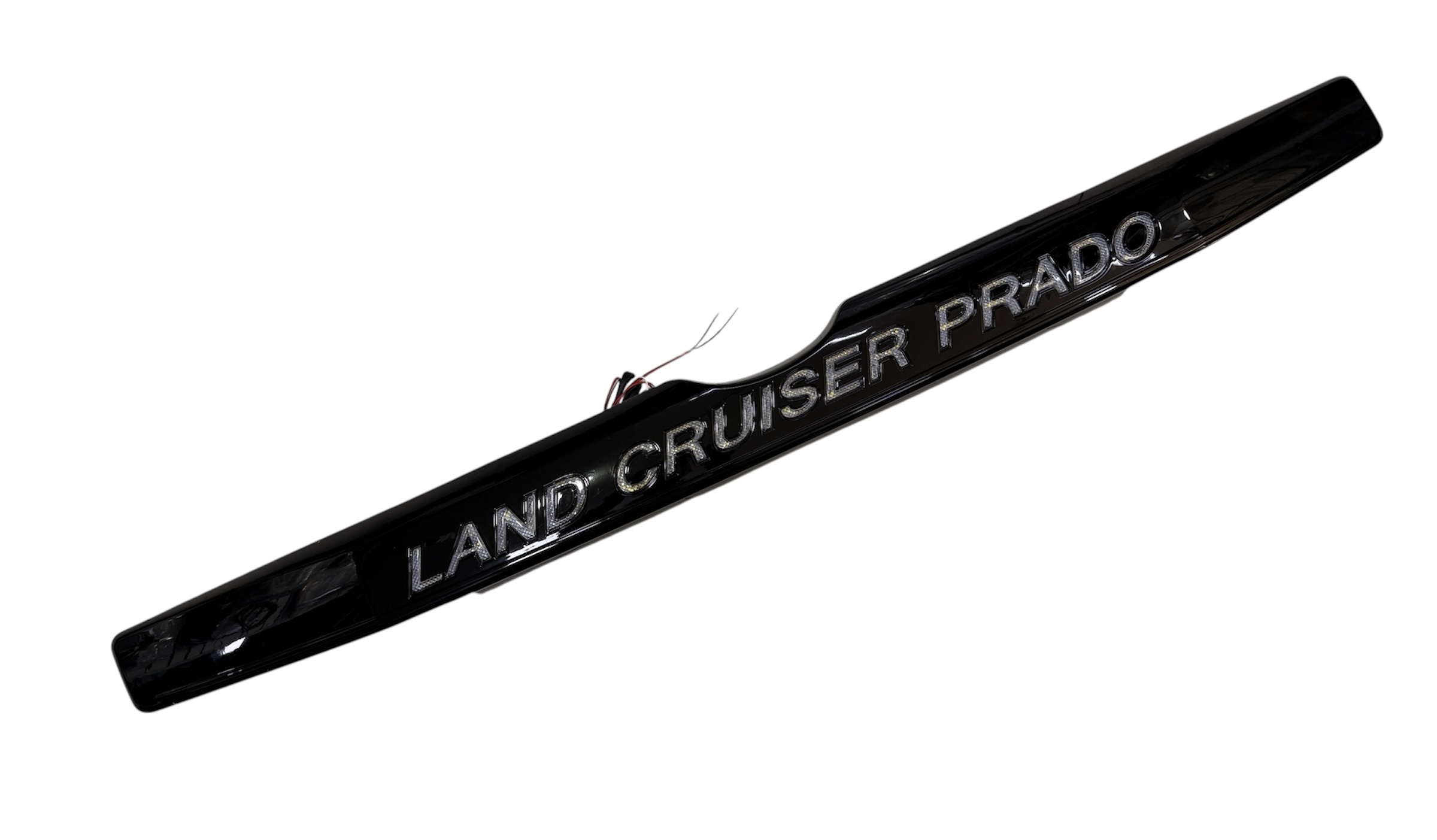 PLAQUERO LED PRADO 2015 -2017 NEGRO BRILLANTE 2