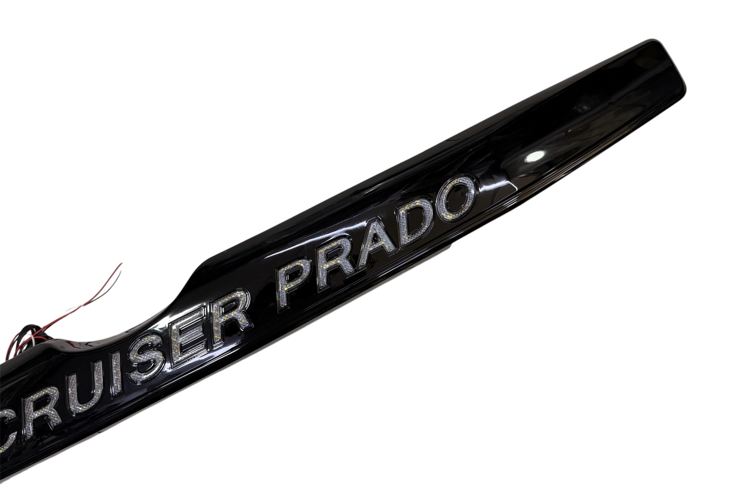 PLAQUERO LED PRADO 2015 -2017 NEGRO BRILLANTE 4